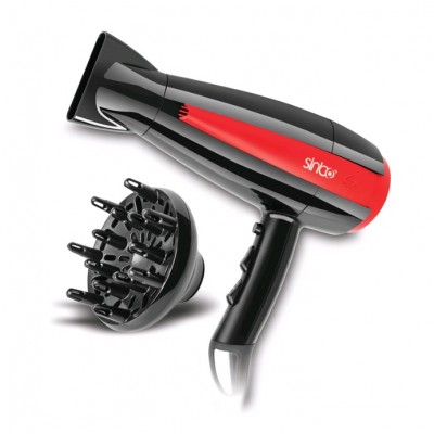 Фен Sinbo SHD-7056 black/red